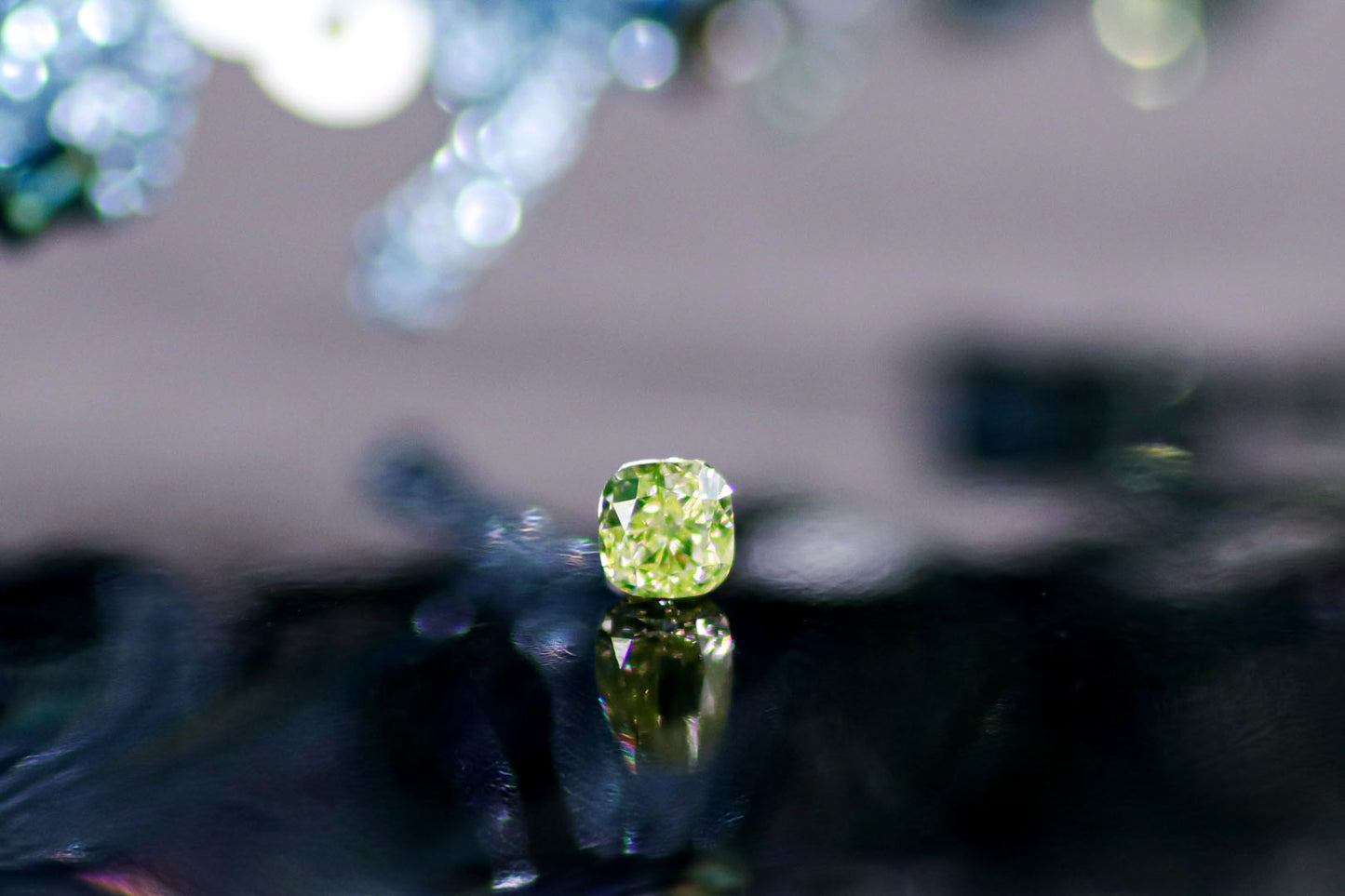 天然ファンシーグリーンイエローダイヤモンド 0.225ct