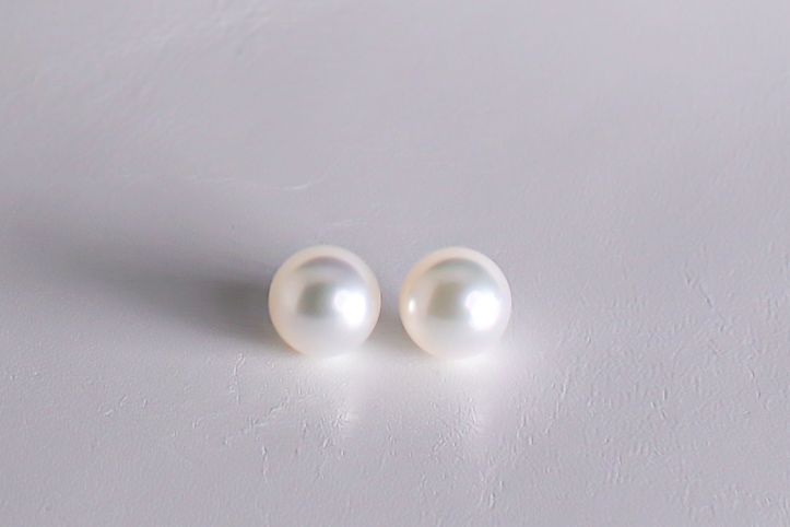 希少なあこや無調色真珠ネックレス 8.0-8.5mm イヤリングorピアスセット 1070827