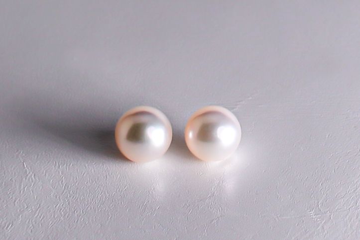 希少なあこや真珠ネックレス 9.0-9.5mm イヤリングorピアスセット 1070969