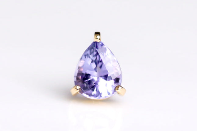 K18YG タンザナイトピアス 0.570ct