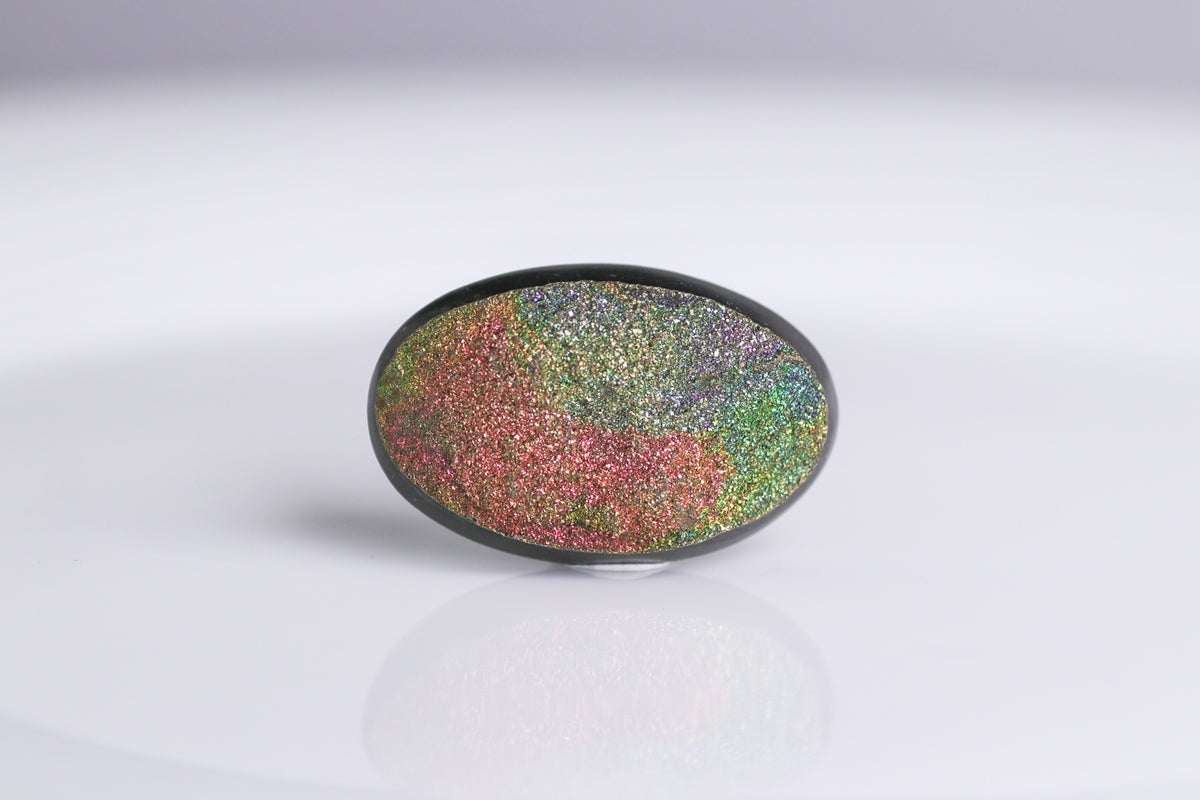 天然レインボーパイライト ペア 62.44ct