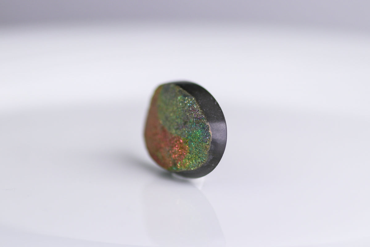 天然レインボーパイライト ペア 62.44ct