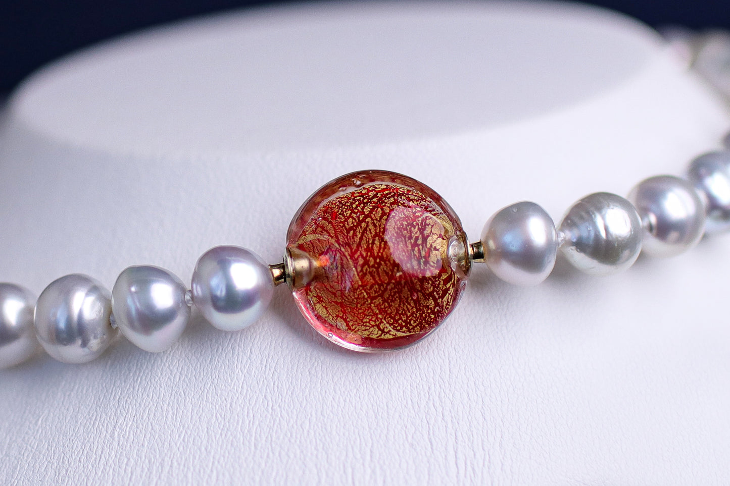 白蝶真珠ネックレス 9.0-12.6mm 1050352