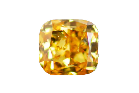 天然ファンシーヴィヴィッドオレンジイエロー ダイヤモンド 0.257ct