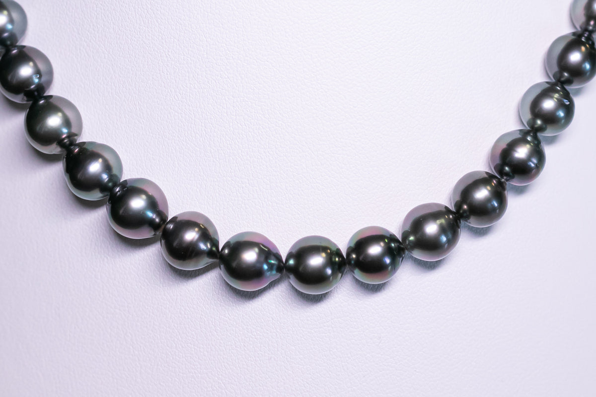 タヒチパール（黒蝶真珠）ネックレス 8.0-10.0mm 1062030