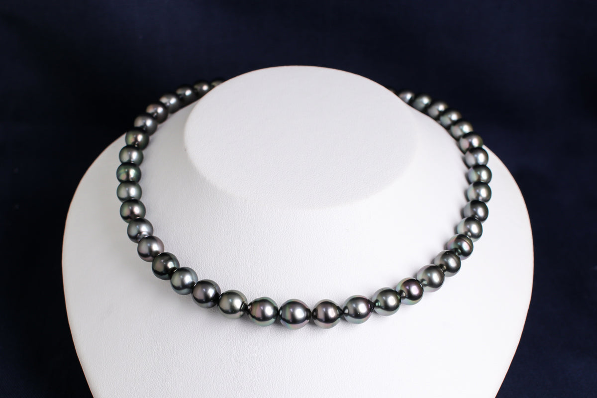 タヒチパール（黒蝶真珠）ネックレス 8.0-10.0mm 1062030
