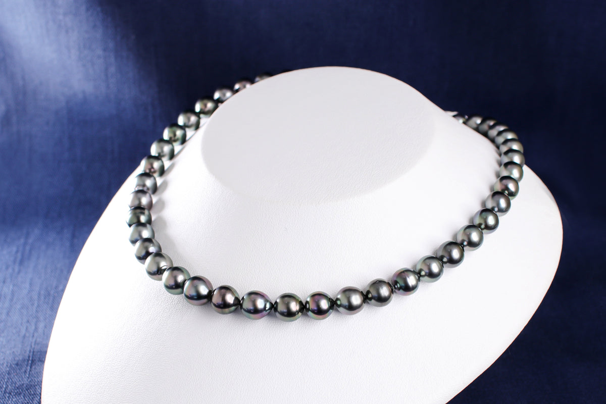 タヒチパール（黒蝶真珠）ネックレス 8.0-10.0mm 1062030