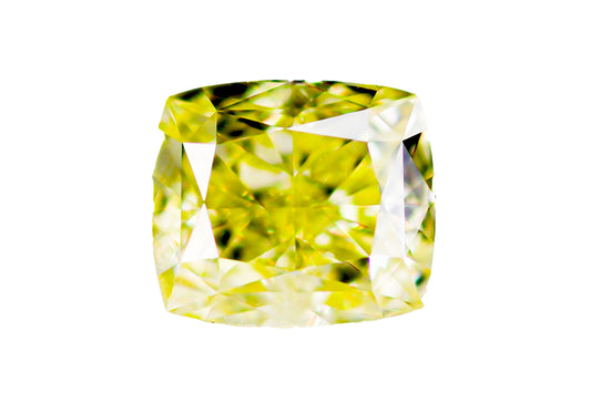 天然ファンシーインテンスイエロー ダイヤモンド 0.719ct