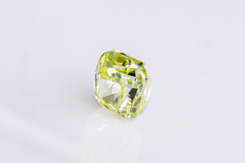 天然ファンシーグリーンイエローダイヤモンド 0.225ct