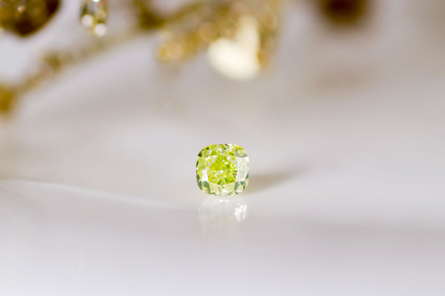 天然ファンシーグリーンイエローダイヤモンド 0.225ct