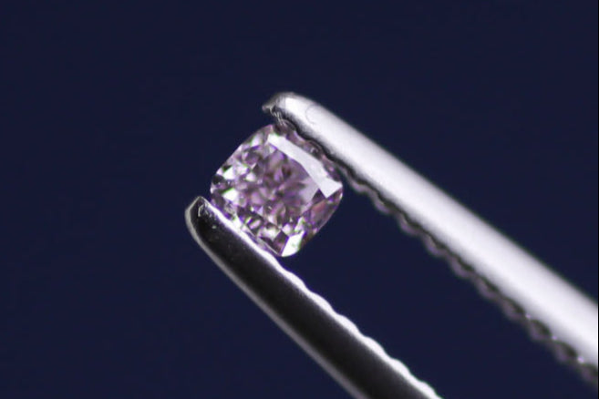 天然ファンシーパープルピンクダイヤモンド 0.161ct