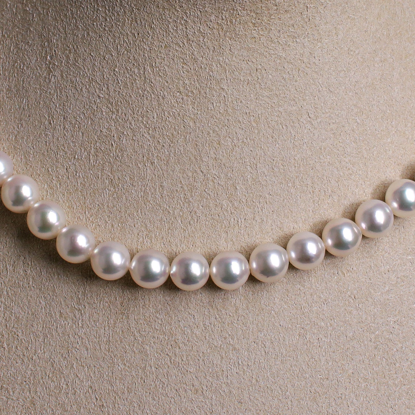 希少なあこや無調色真珠ネックレス 7.5-8.0mm 1068401