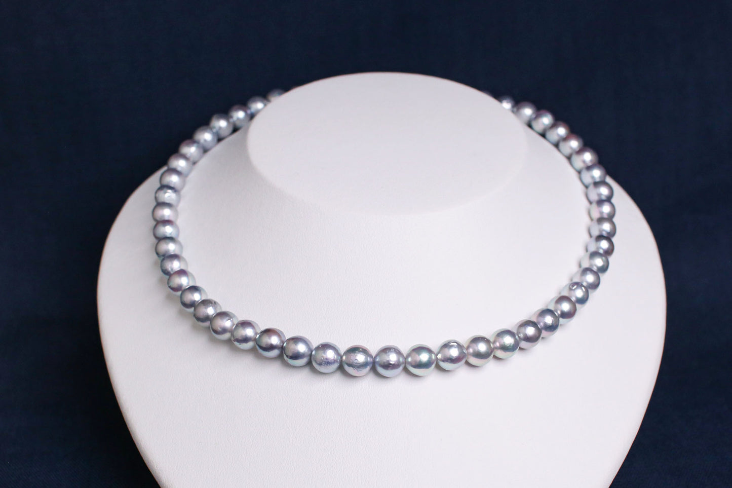 希少なあこや無調色真珠ネックレス 8.0-8.5mm 1068422