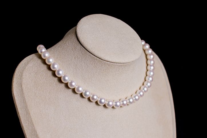 希少なあこや無調色真珠ネックレス 8.0-8.5mm イヤリングorピアスセット 1070826