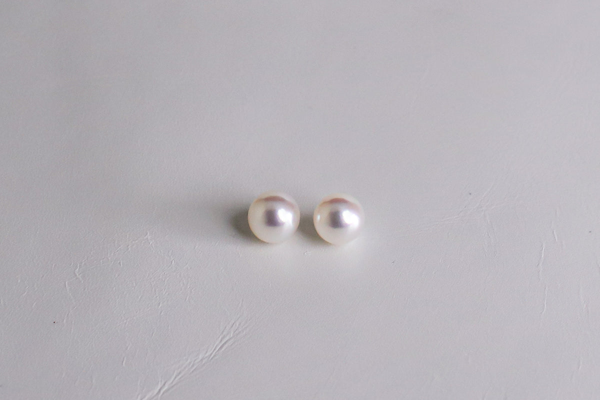 希少なあこや無調色真珠ネックレス 8.0-8.5mm [イヤリングorピアスセット] 1070833