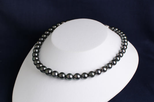 タヒチパール（黒蝶真珠）ネックレス 8.0-10.0mm 1070946