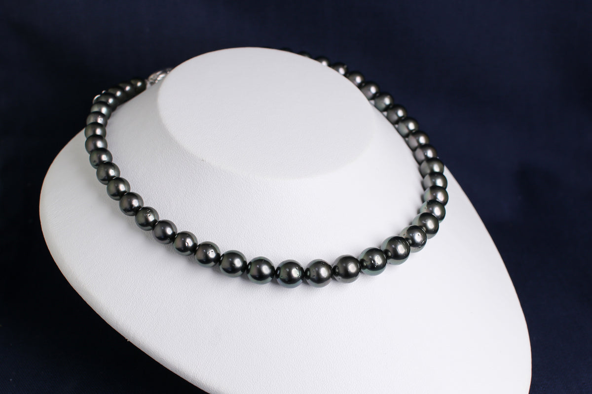 タヒチパール（黒蝶真珠）ネックレス 8.0-10.0mm 1070946