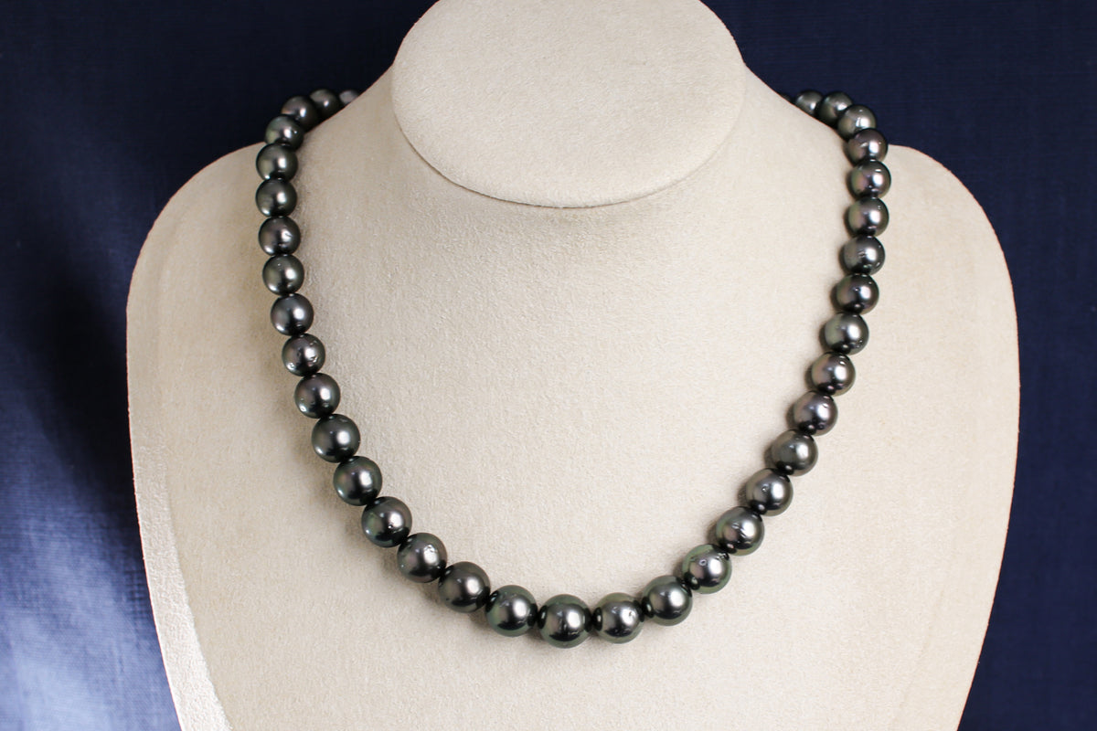 タヒチパール（黒蝶真珠）ネックレス 8.0-10.0mm 1070946