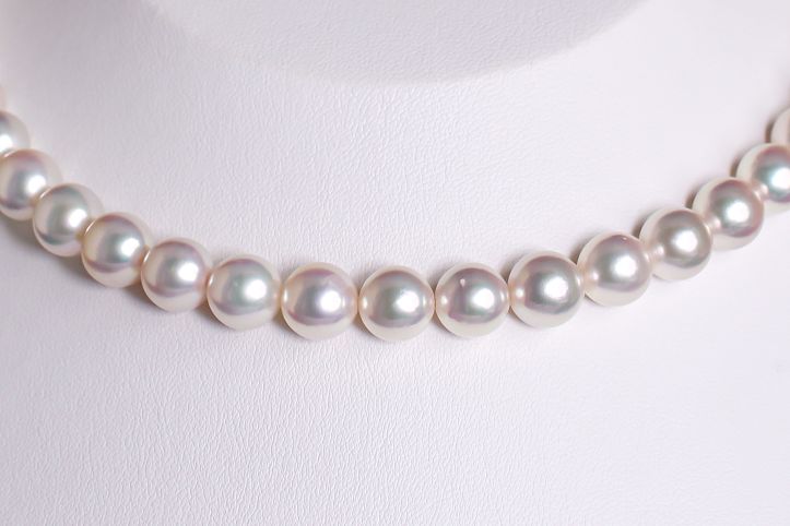 希少なあこや真珠ネックレス 9.0-9.5mm イヤリングorピアスセット 1070969