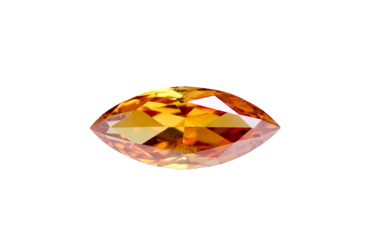 天然ファンシーオレンジダイヤモンド 0.214ct 〈Vivid Yellowish Orange〉