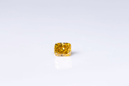 ファンシービビッドオレンジーイエローダイヤモンド 0.152ct ルース画像 1