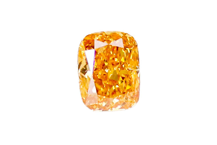 天然ファンシーオレンジダイヤモンド 0.311ct 〈Fancy Vivid Yellowish Orange〉