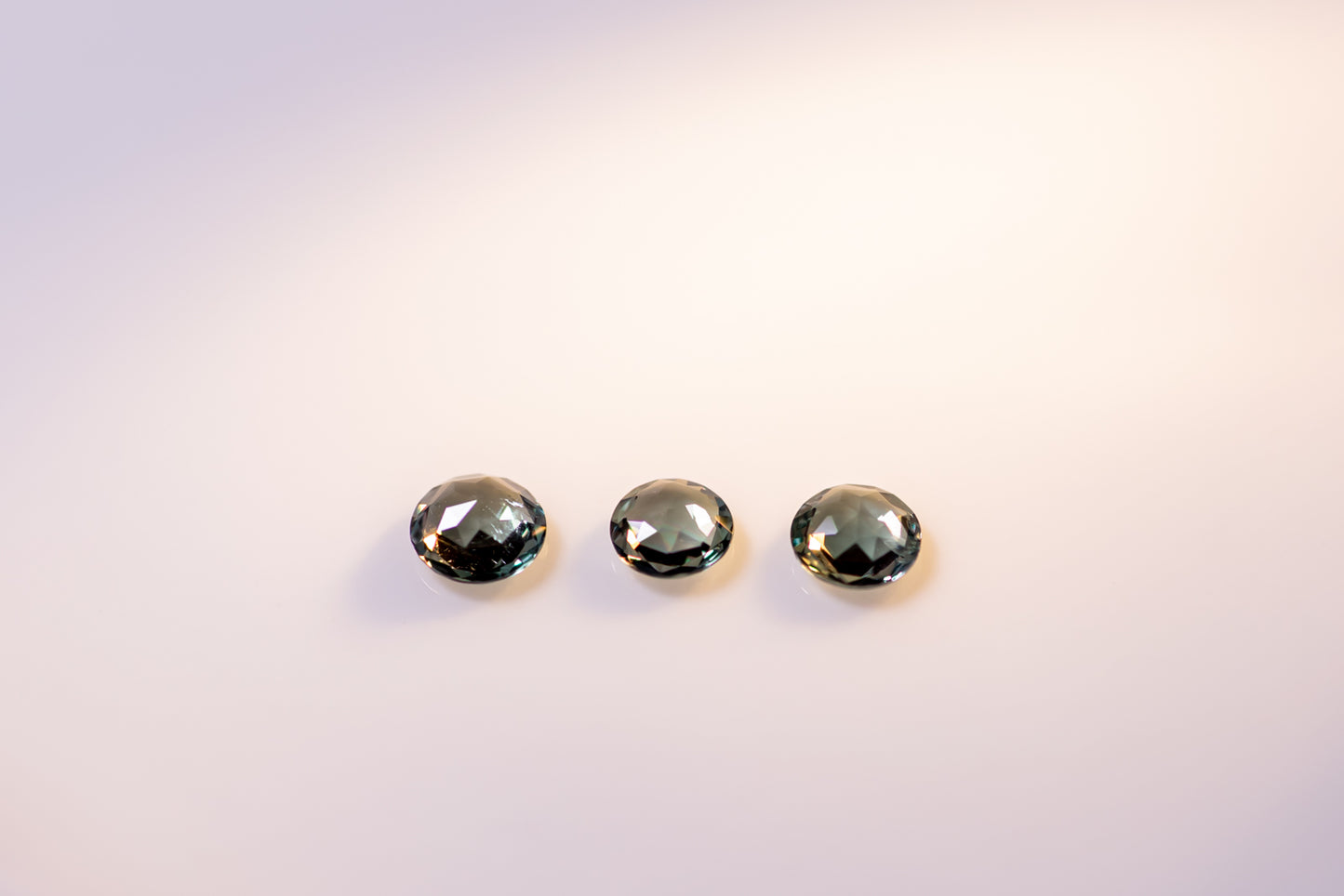 天然アレキサンドライト 3Pセット 0.515ct [ブラジル産]