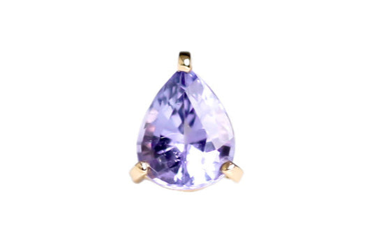 K18YG タンザナイトピアス 0.570ct