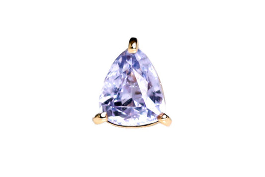 【SOLD OUT】K18YG バイオレットスピネルピアス 0.580ct
