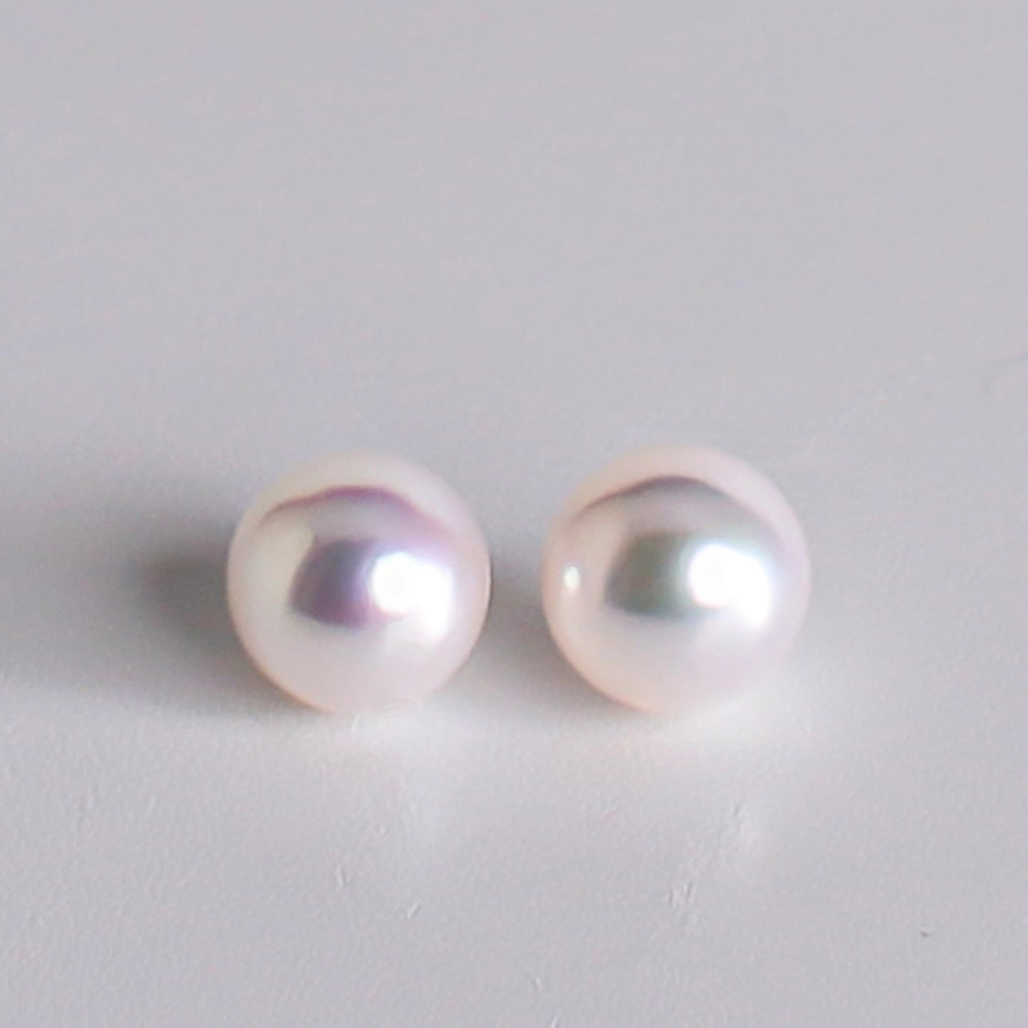 調色あこや真珠ネックレス 7.5-8.0mm イヤリングorピアスセット 1071830