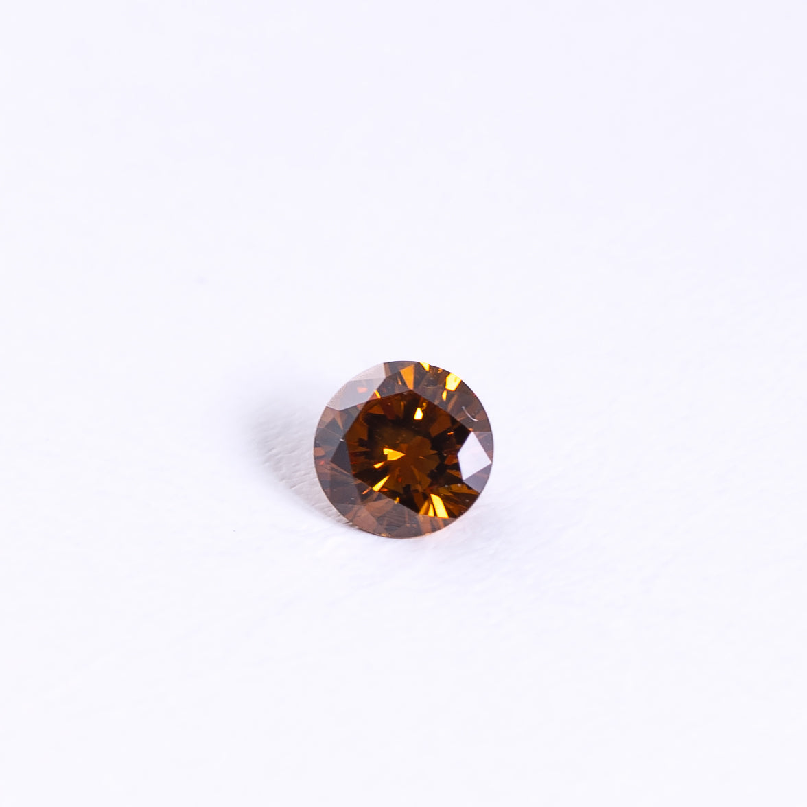 天然オレンジダイヤモンド 0.395ct｜ファンシーディープ・イエローイッシュオレンジ