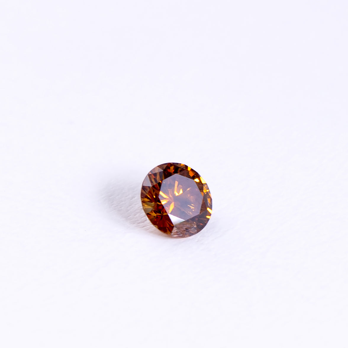 天然オレンジダイヤモンド 0.395ct｜ファンシーディープ・イエローイッシュオレンジ