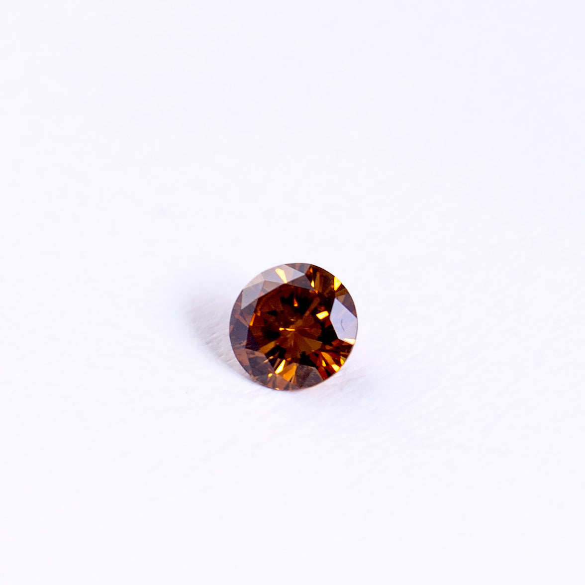 天然オレンジダイヤモンド 0.395ct｜ファンシーディープ・イエローイッシュオレンジ