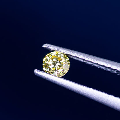 ファンシーインテンスイエローダイヤモンド 0.153ct ルース画像 6
