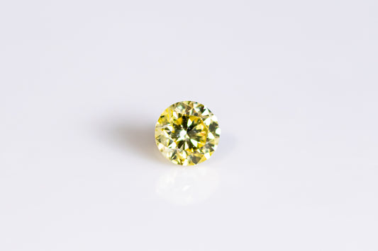 ファンシーインテンスイエローダイヤモンド 0.153ct ルース画像 2