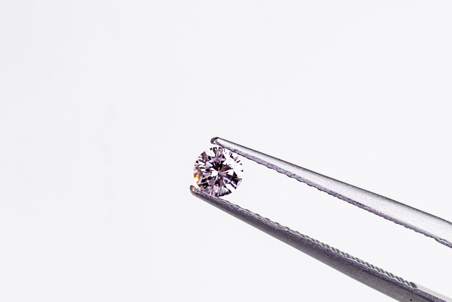 天然ファンシーピンクダイヤモンド 0.221ct ＜Fancy Light Purple Pink＞