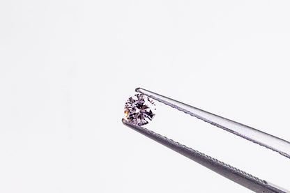 天然ファンシーピンクダイヤモンド 0.221ct ＜Fancy Light Purple Pink＞