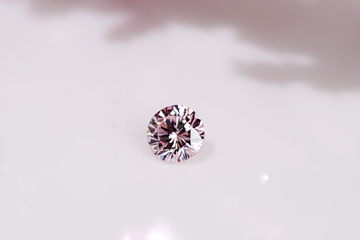 天然ファンシーピンクダイヤモンド 0.221ct ＜Fancy Light Purple Pink＞