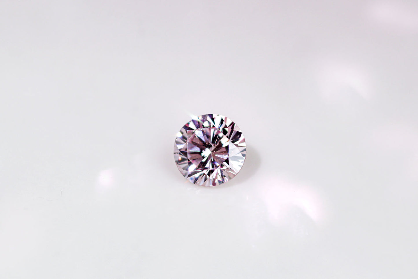 天然ファンシーピンクダイヤモンド 0.221ct ＜Fancy Light Purple Pink＞