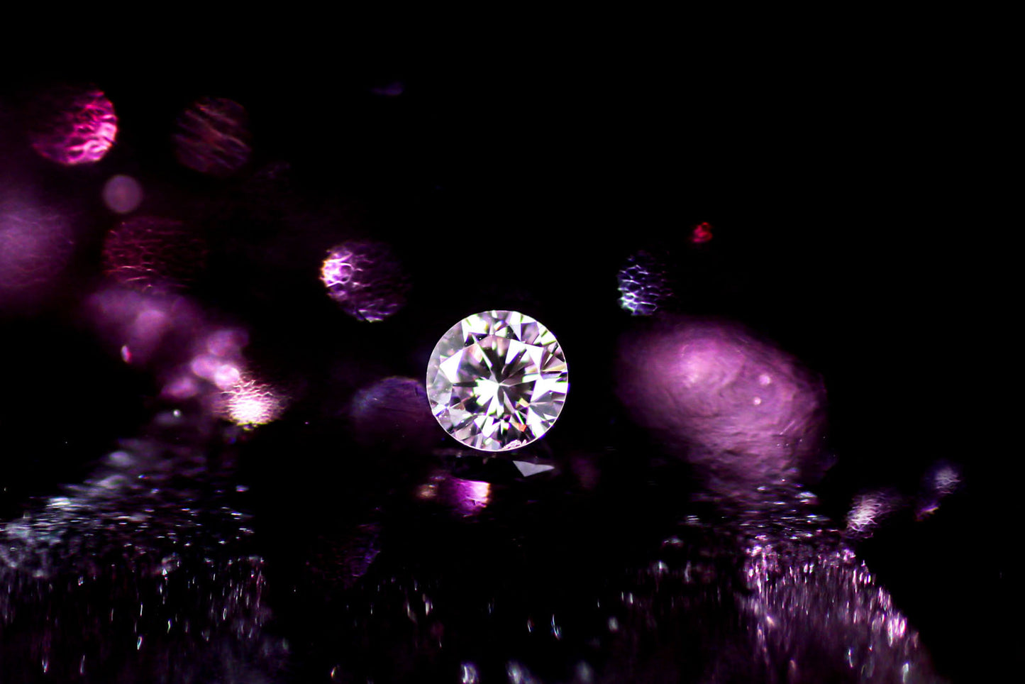 天然ファンシーピンクダイヤモンド 0.221ct ＜Fancy Light Purple Pink＞