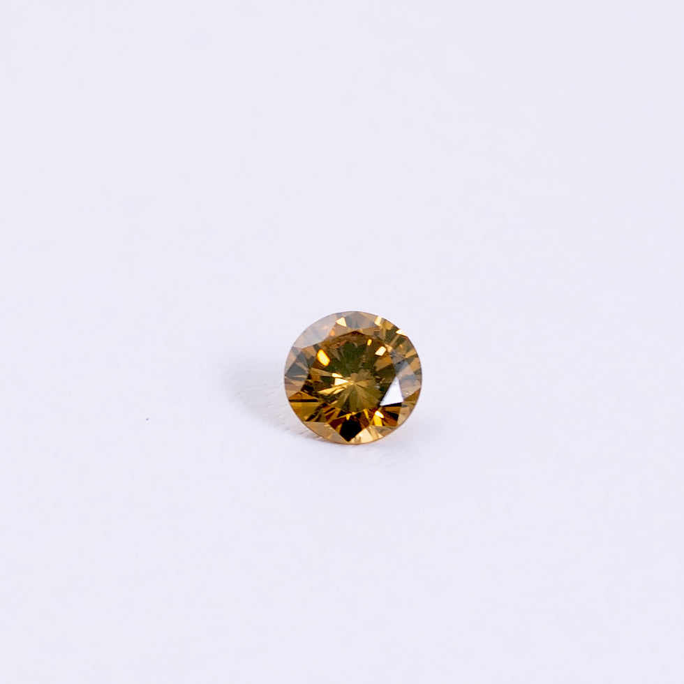 天然オレンジダイヤモンド 0.307ct｜ファンシーディープ・ブラウニッシュオレンジ