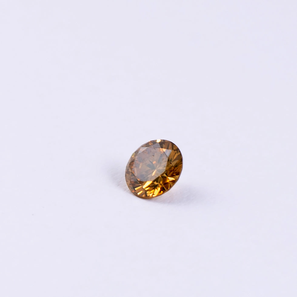 天然オレンジダイヤモンド 0.307ct｜ファンシーディープ・ブラウニッシュオレンジ