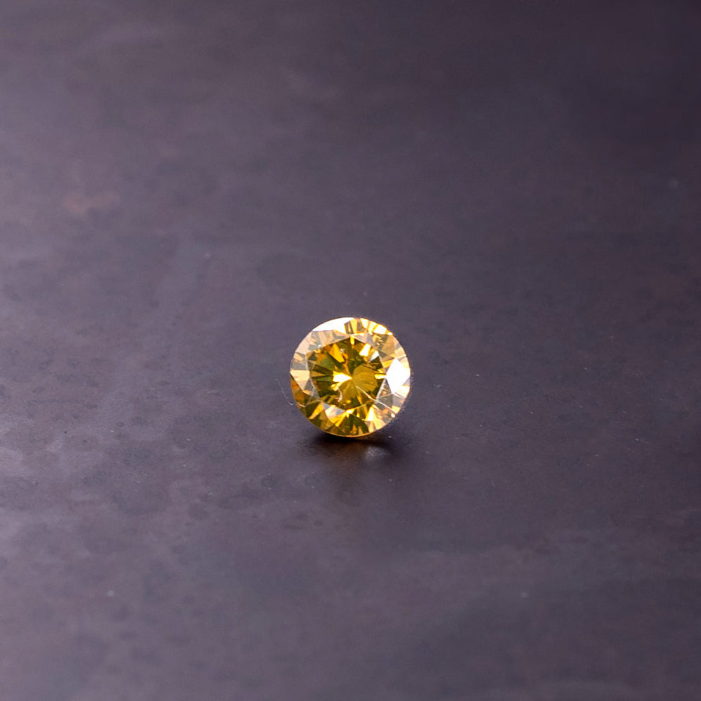 天然オレンジダイヤモンド 0.307ct｜ファンシーディープ・ブラウニッシュオレンジ