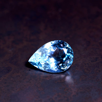 天然ブルートパーズ 10.998ct
