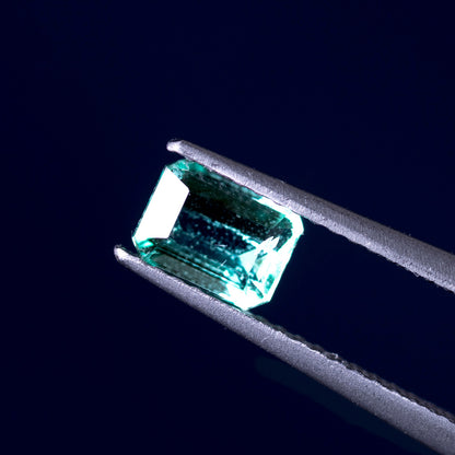 天然エメラルド 0.768ct コロンビア産 ノンオイル・ルース 撮影写真10｜J.C.BAR