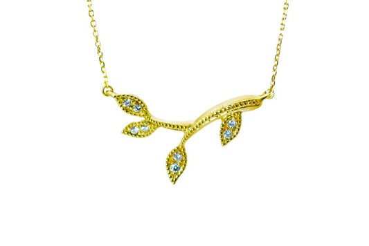 K18 ダイヤモンド ペンダントネックレス [crescita]