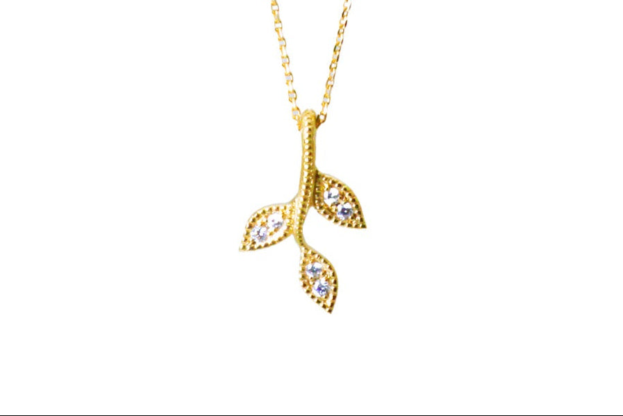 K18 ダイヤモンド ペンダントネックレス [crescita]