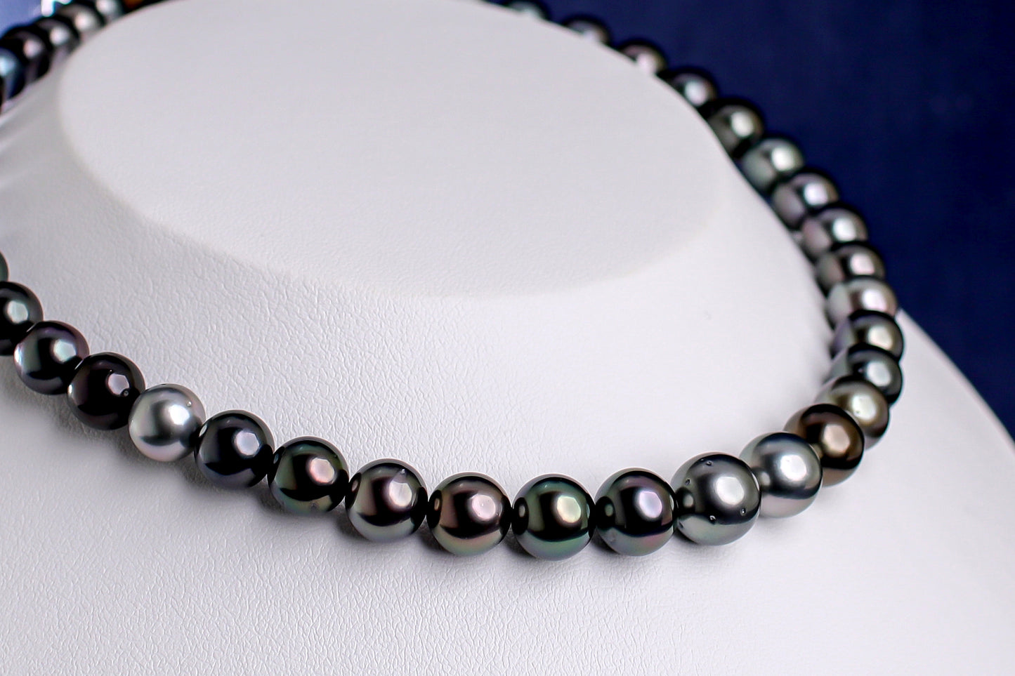 タヒチパール（黒蝶真珠）ネックレス 8.0-10.8mm