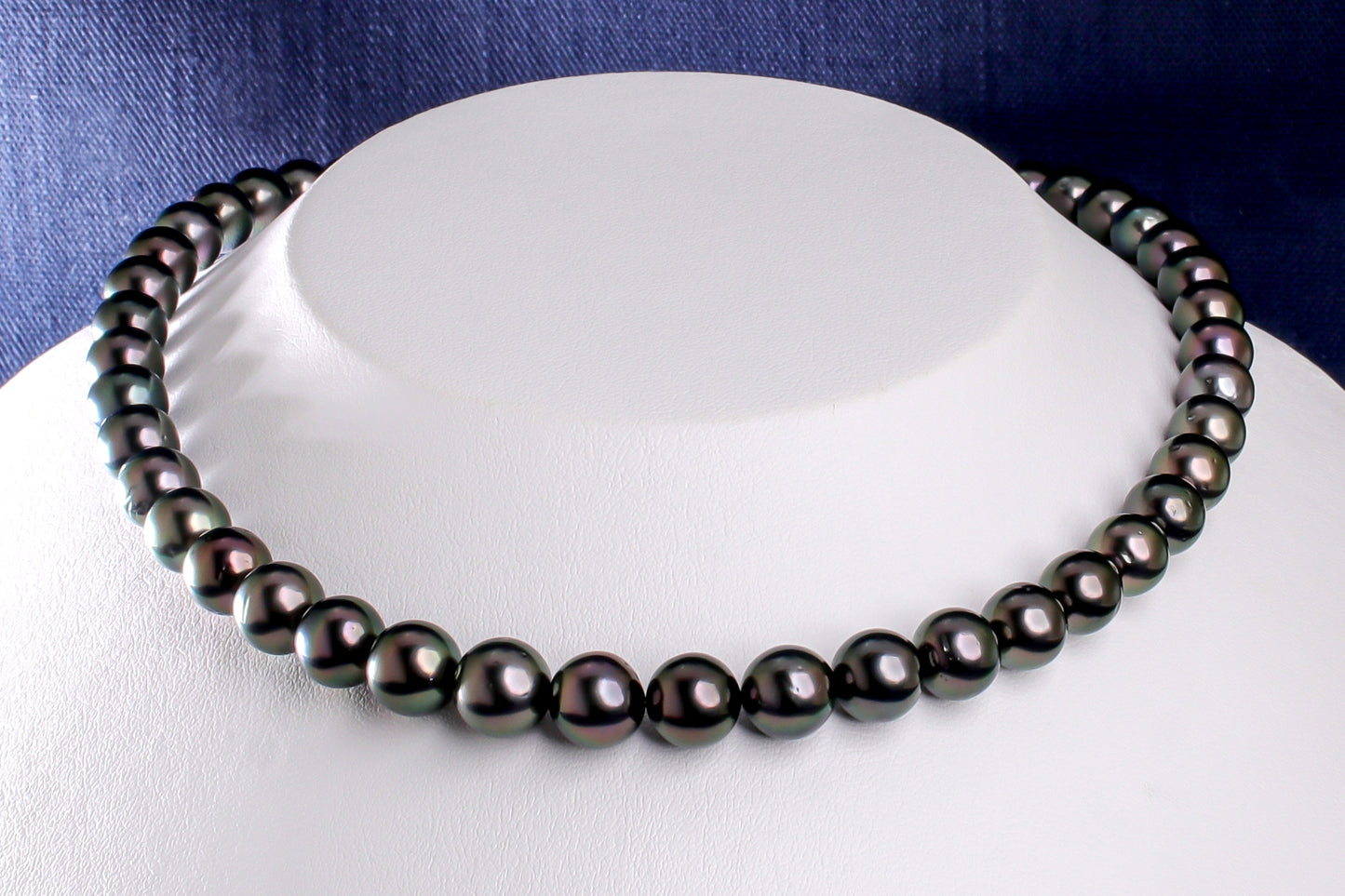 タヒチパール（黒蝶真珠）ネックレス 7.7-10.1mm