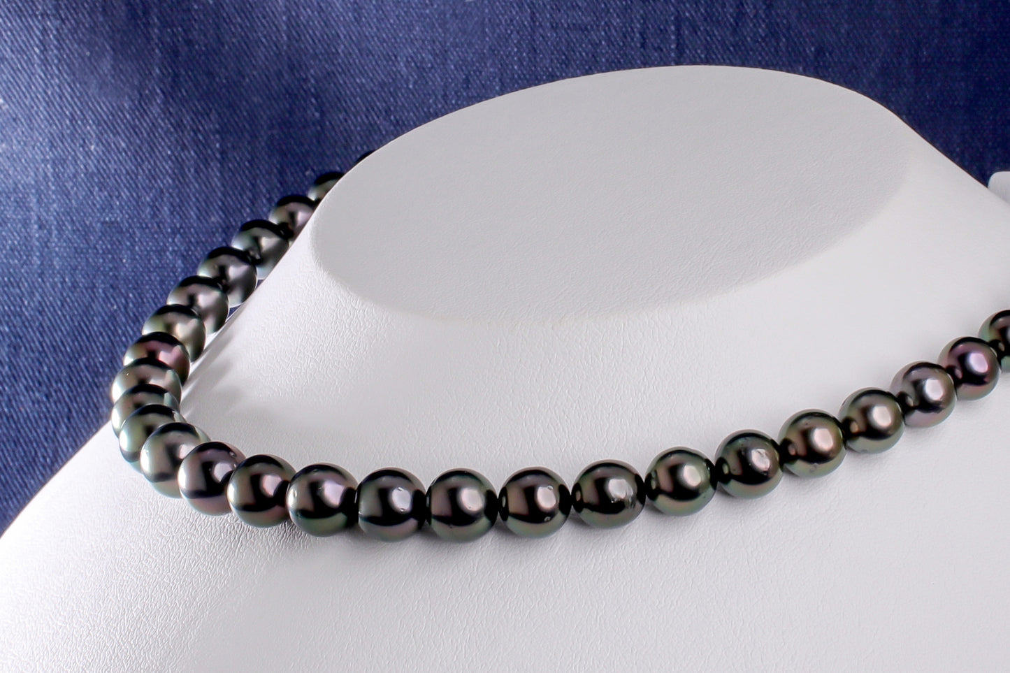 タヒチパール（黒蝶真珠）ネックレス 7.7-10.1mm